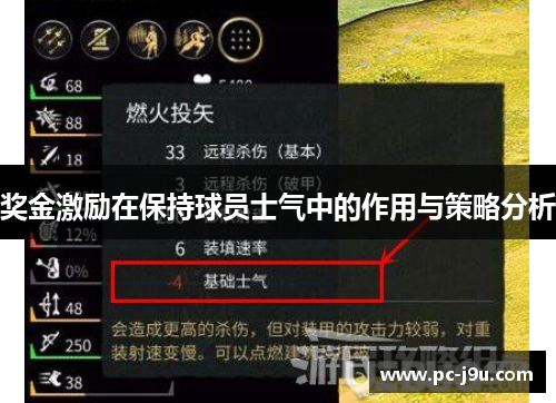 奖金激励在保持球员士气中的作用与策略分析