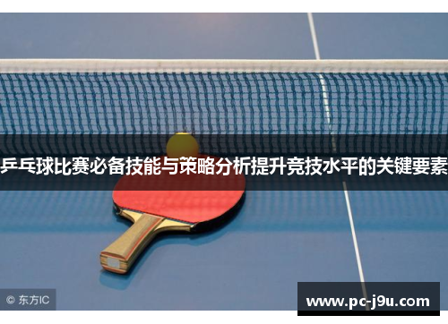 乒乓球比赛必备技能与策略分析提升竞技水平的关键要素
